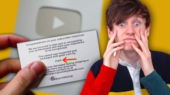 This Youtube Play Button was *NOT* Packaged by Ric...
