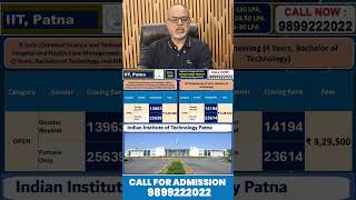 IIT Patna Round 1 Cutoff 2026 JoSAA Round 2 ExpectedCutoff Analysis | Opening & Closing Rank Part 3