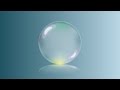 Blue Glass Ball On Light BackGround Illustrator Tutorial