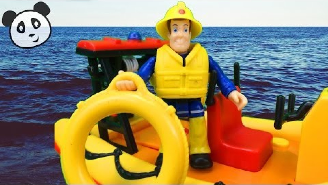 Feuerwehrmann Sam Spielzeuge: Ocean Rescue Center RettungsStation \u0026 Boot für Kinder deutsch