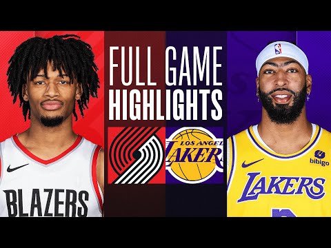 TRAIL BLAZERS at LAKERS 