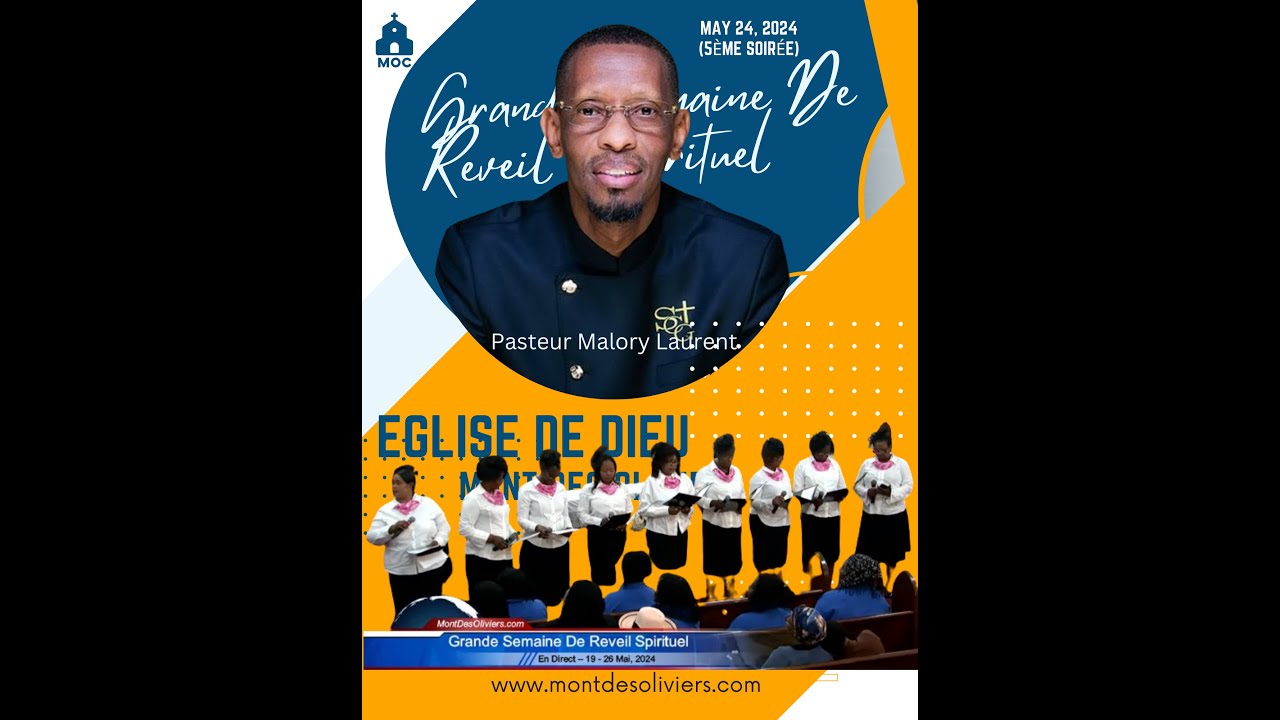 Grande Semaine De Reveil Spirituel a L'Eglise De Dieu Mont Des Oliviers (6ème soirée) 5/23