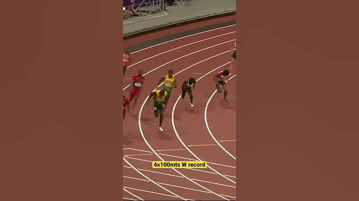😱 Increíble… world record 2012 (4x100 mts) Jamaica 🇯🇲 #record #runing #fast #sports #athlete