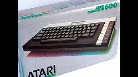 the atari 600 XL