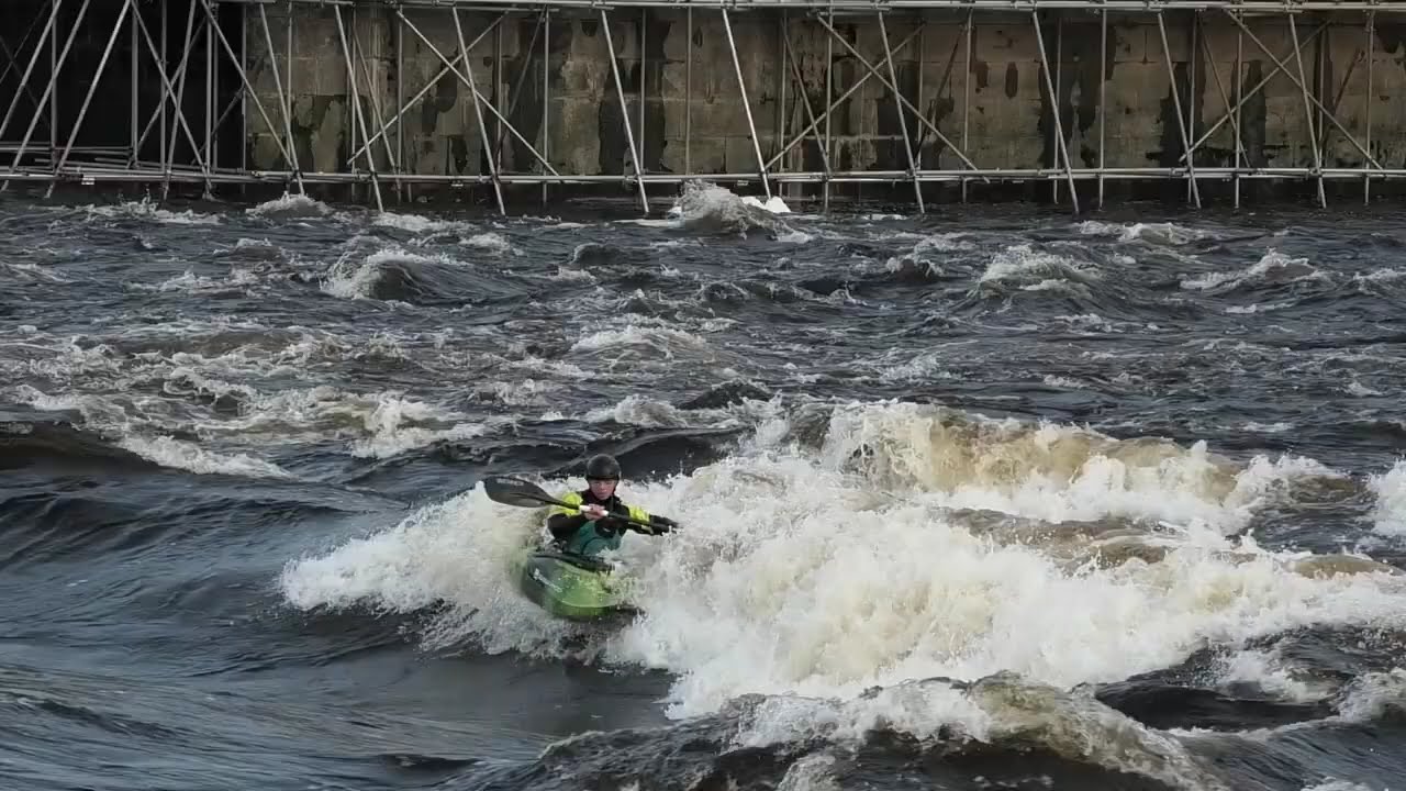Junior Irish freestyle kayaking team trials 2025