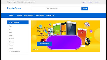 Online Mobile Store Ecommerce Software