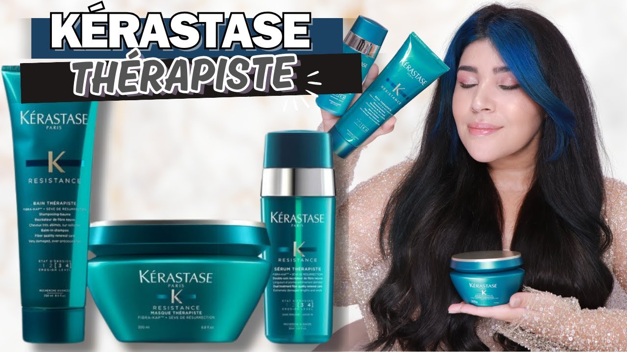 💚KÉRASTASE RESISTANCE THÉRAPISTE: Fortalecimento para cabelos extremamente danificados