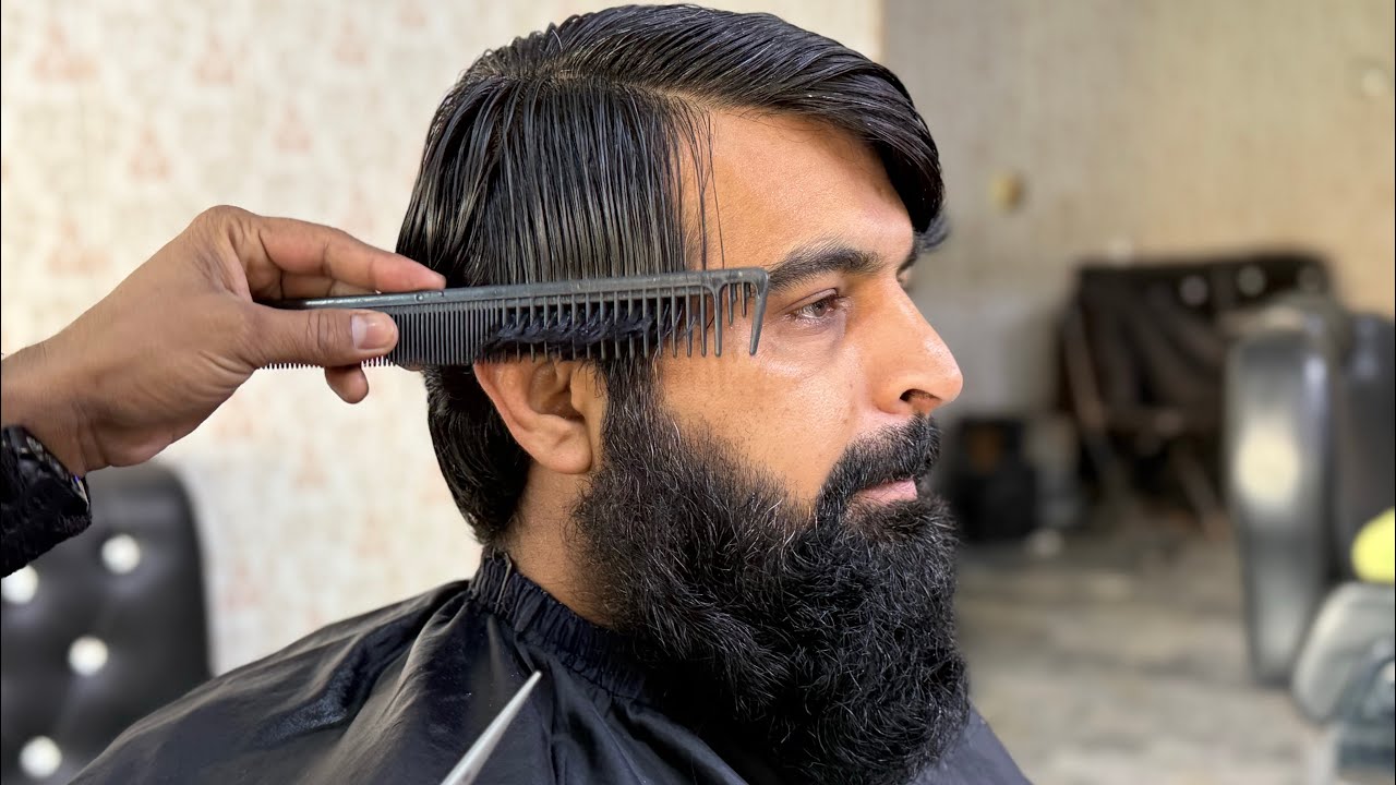 💈 ( ASMR ) Man Barber Services - Relaxing Man Scissors ✂️ Haircut - Satisfying Sounds 