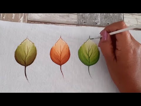 Cómo Dibujar Hojas Fácil