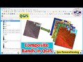 How to Composite Bands in QGIS | Landsat Band Combination | QGIS Raster Tutorial |