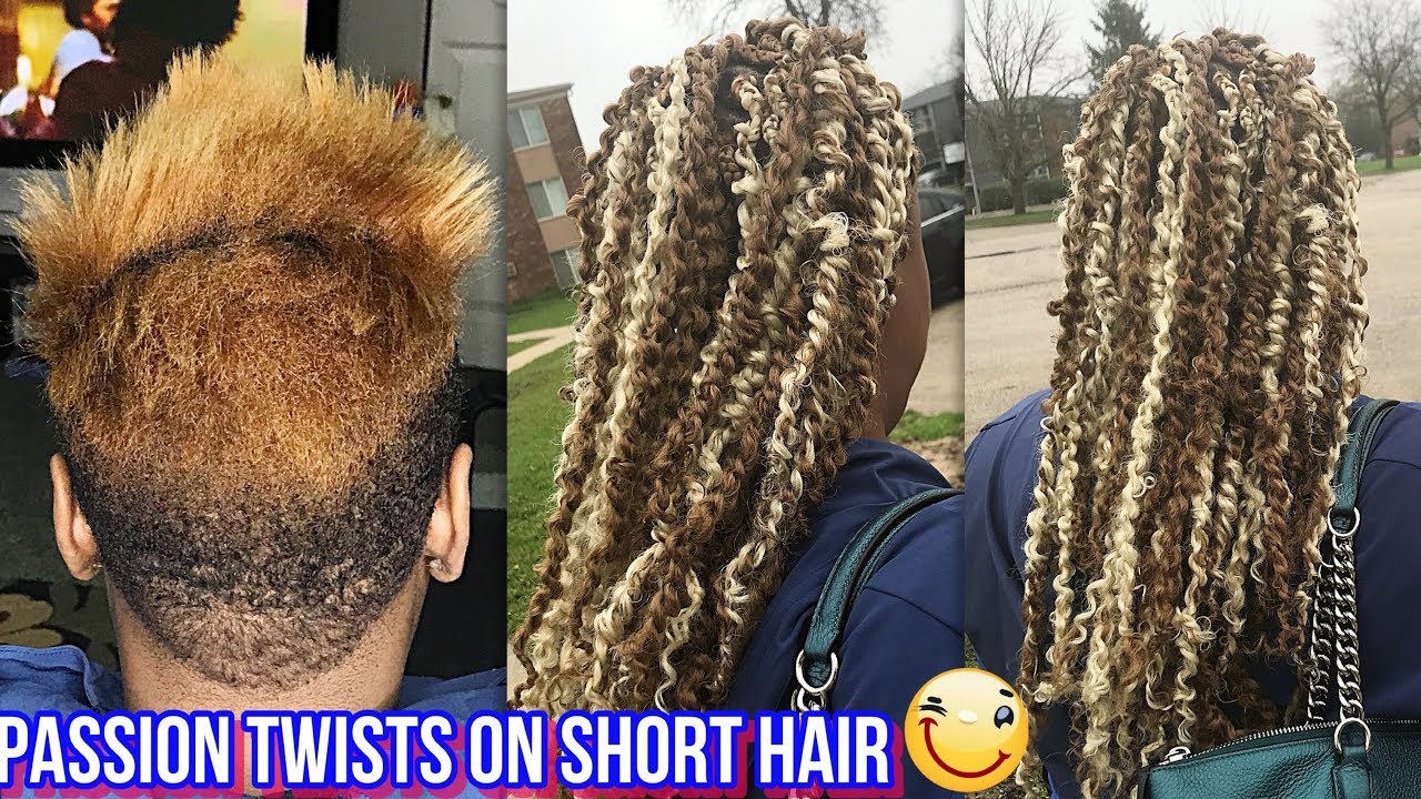 How I Grip And Braid Short Hair For Blonde Passion Twists Youtube How I Grip And Braid Short Hair For Blonde Passion Twists Youtube