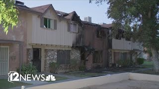 More than 12 people displaced after condo fire in Glendale