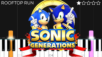 Rooftop Run (Classic) - Sonic Generations [OST] | EASY Piano Tutorial