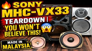 🔥 SONY MHC-VX33 Speaker Teardown | Internal Parts Revealed 😲@stark electronic
