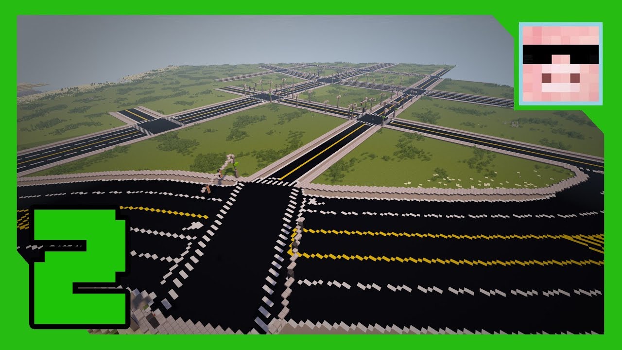 MINECRAFT CITY LETS BUILD! - Part 2 - YouTube