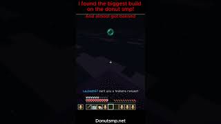 Massive Build gets me banned!  #donutsmp #mapart #minecraft #