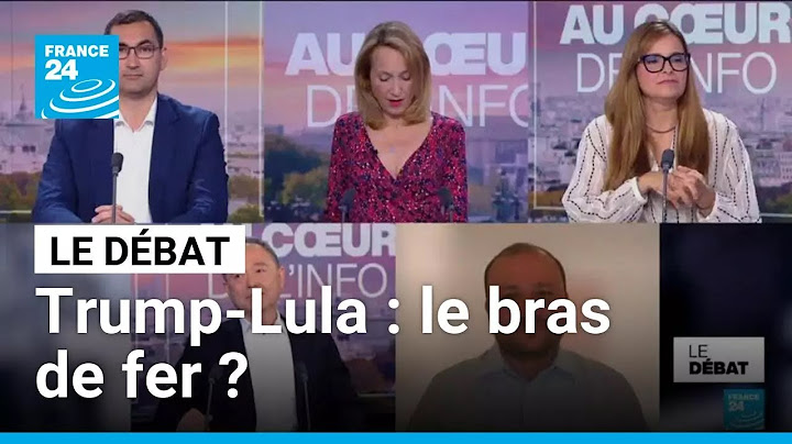 Donald Trump-Lula : le bras de fer ? • FRANCE 24