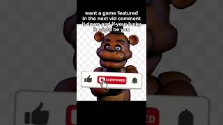 game reviews 5 #roblox #capcut #roblox #gaming #youtubeshorts #fyp #fnaf #sfm