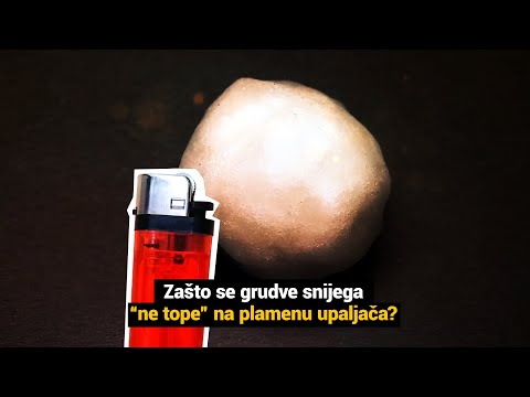 Video: Zašto Se Prljavi Snijeg Brže Topi?