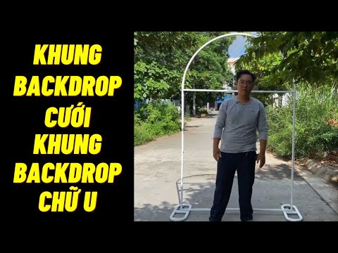 Video Khung backdrop cưới khung backdrop chữ U |... - youtube