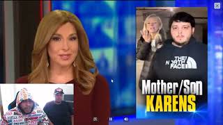 MOTHER AND SON KAREN ACCUSE A MAN OF TRESPASSING REACTION VIDEO