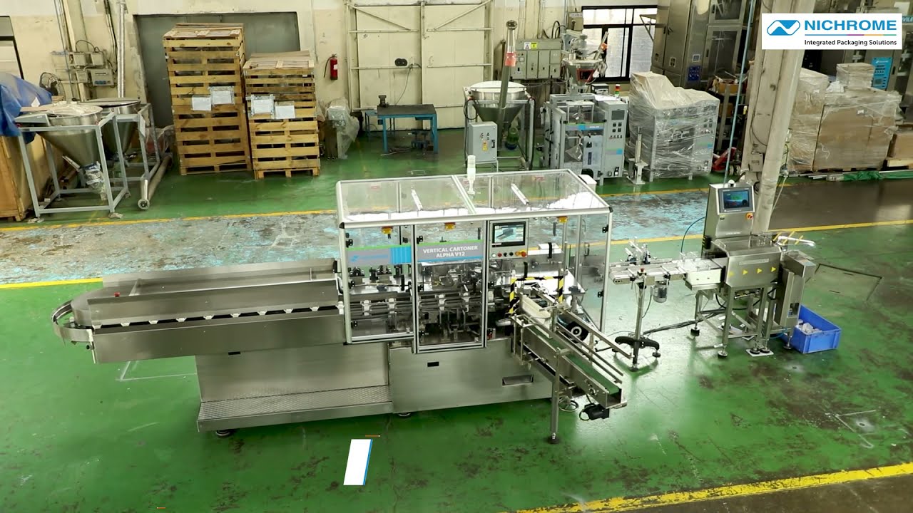 Vertical Cartoner with Manual Feeding : Cartoning Machine : Box packing machine