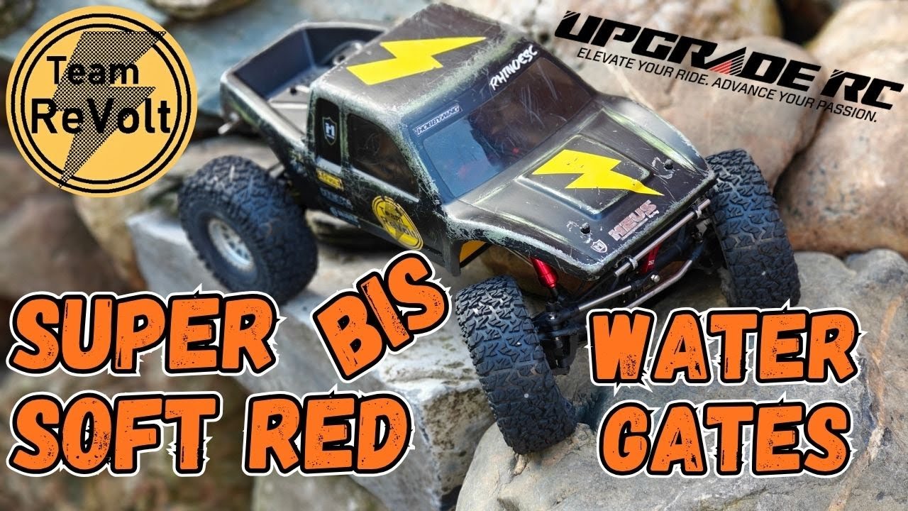 UpGradeRC Rock Claw Super Soft RED: Soaked Course Grip Test!