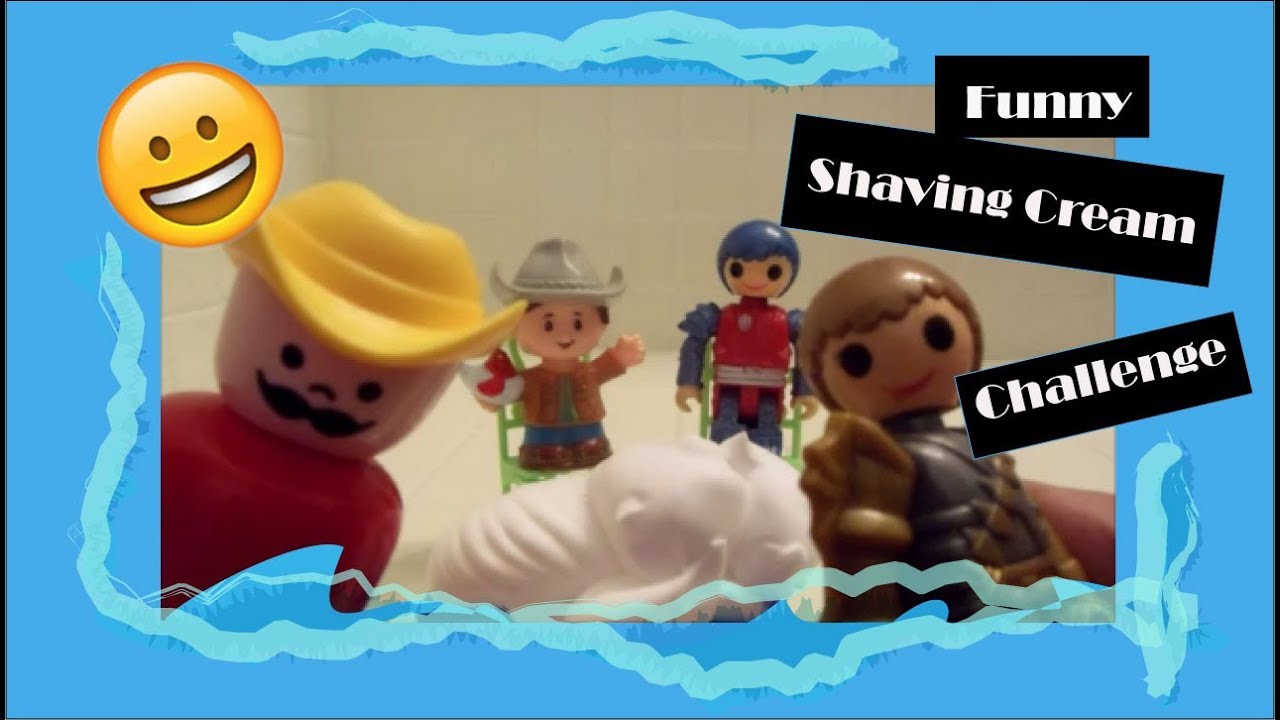 Funny Shaving Cream Challenge YouTube