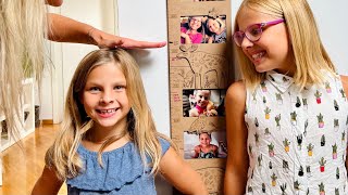 GROWSTORY-Wooden Height Chart with Photo Frames