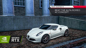 Alfa Romeo 4C Concept | NFS Most Wanted 2012 Gameplay