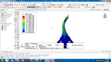 Eiffel Tower Natural Frequency in ABAQUS