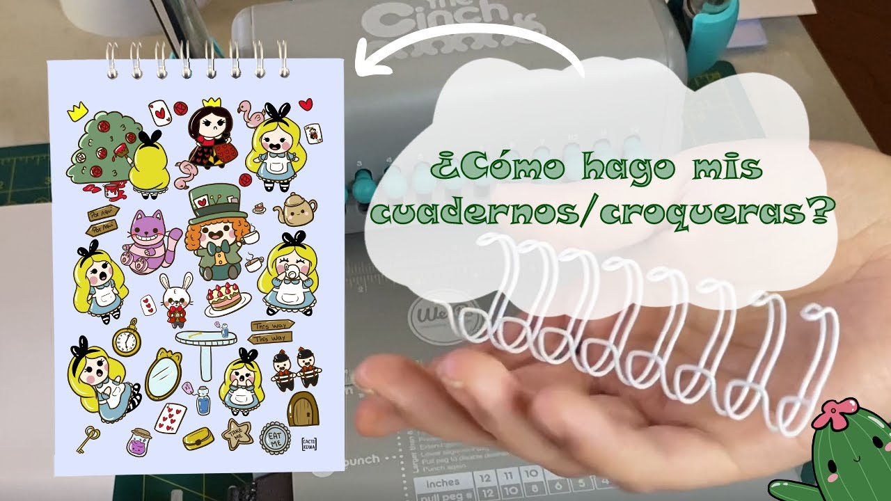 ¿Cómo hago mis libretas / cuadernos? / Encuadernación usando THE CINCH 💕