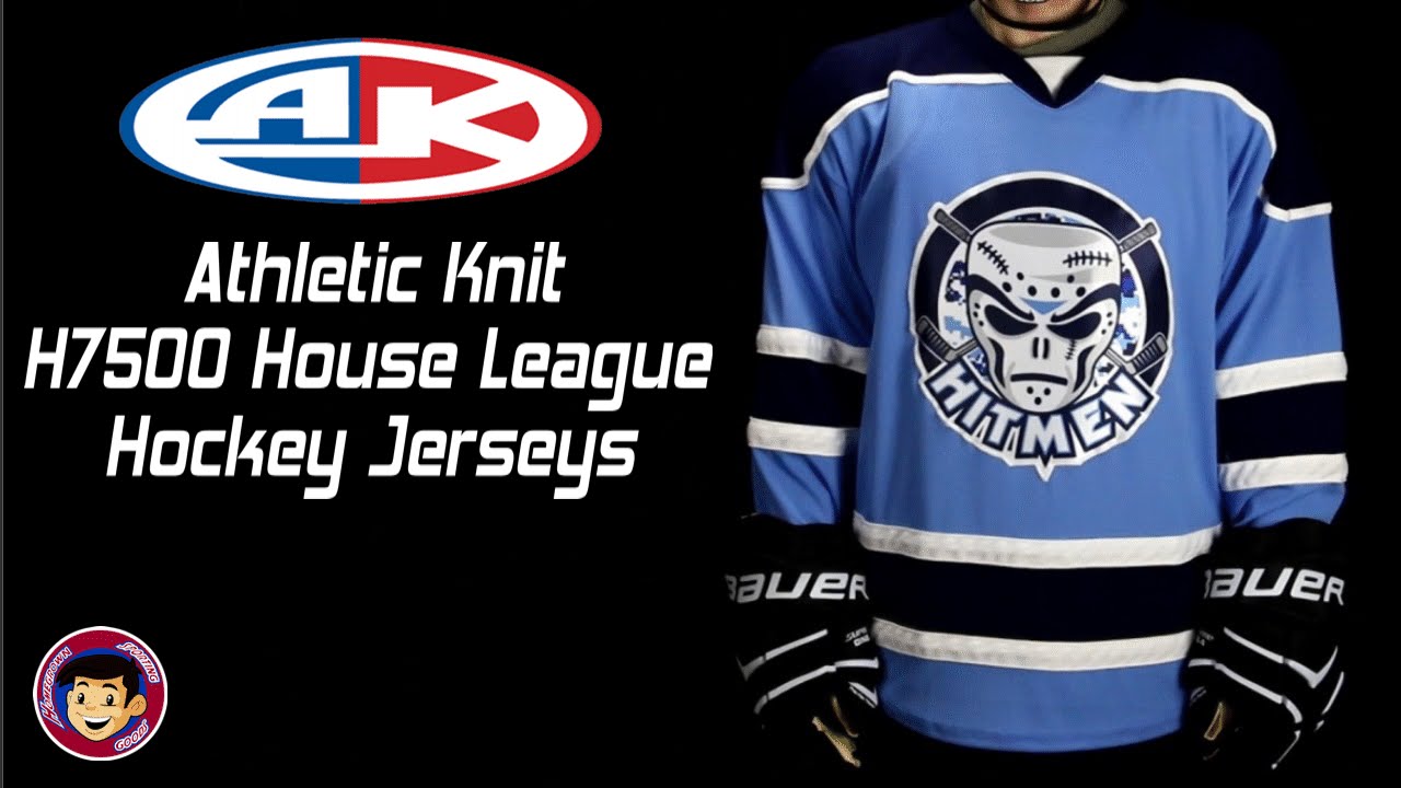 Athletic Knit H6400-213 House League Hockey Jersey - Gold / Black