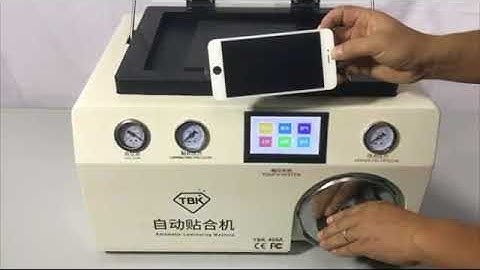 Laminating and debubble all in one TBK   408A vacuum lcd laminating machine