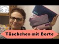 Täschchen mit Borte nähen / kostenloses Schnittmuster