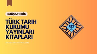 Türk Tarih Kurumu Yayınları Kitapları - Araştırmainceleme