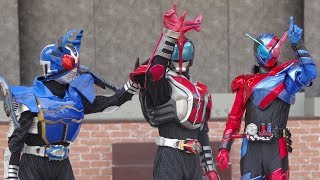 【仮面ライダービルド】スペシャルショー 第2話 仮面ライダーカブト・ガタック・ザビー登場 KAMEN RIDER BUILD &  KABUTO ひらかたパーク