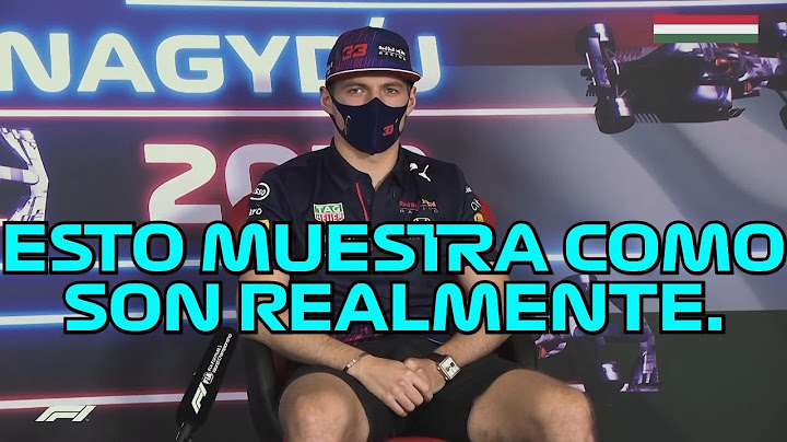F1 Hungary Gp | MAX VERSTAPPEN DURAS PALABRAS CONTRA LEWIS Y MERCEDES (Sub Español).