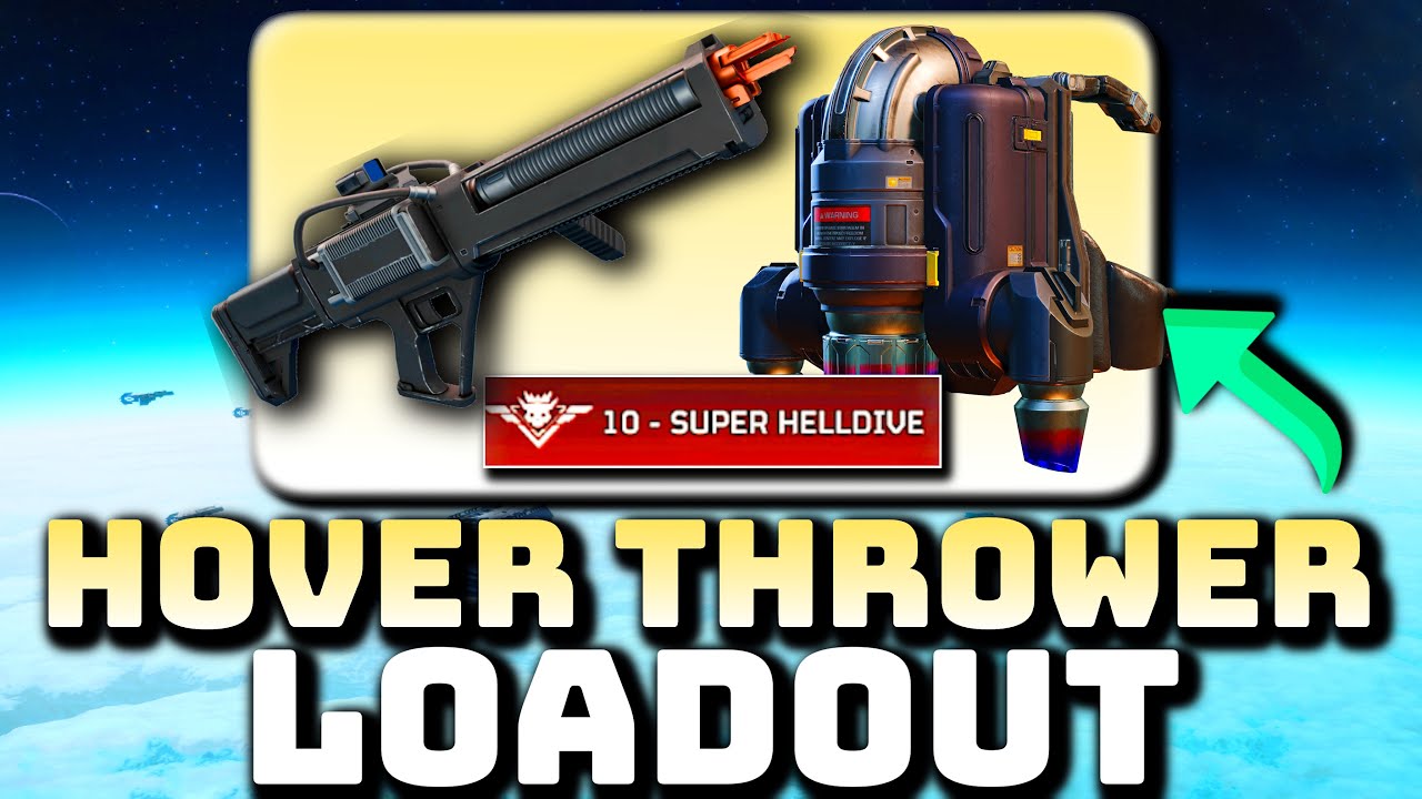 Этот комплект из метателя стрел и ховера уничтожает все на максимальном уровне сложности — руково...