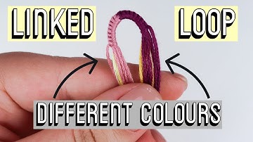LINKED LOOP TUTORIAL [CC] || Friendship Bracelets