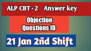Objection Questions ALP CBT 2