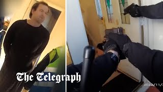 video: Moment Dunblane shooting obsessive charged police with gun