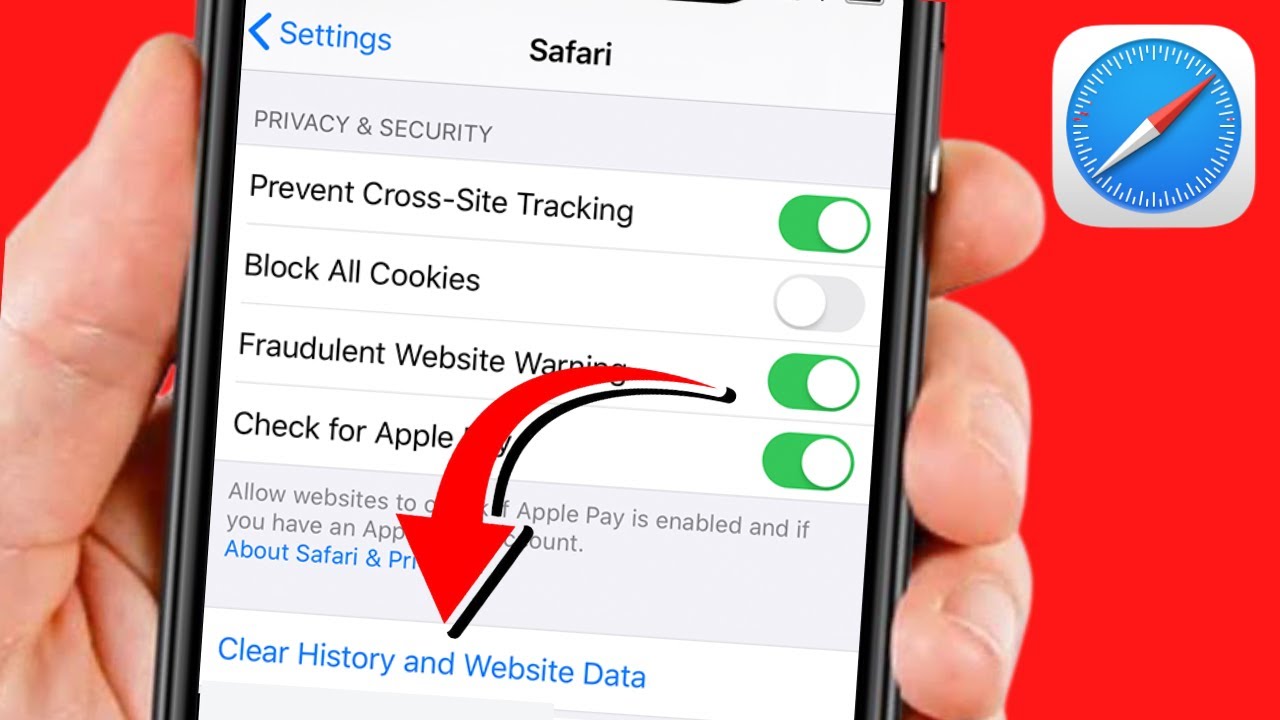 how to delete search history safari ipad