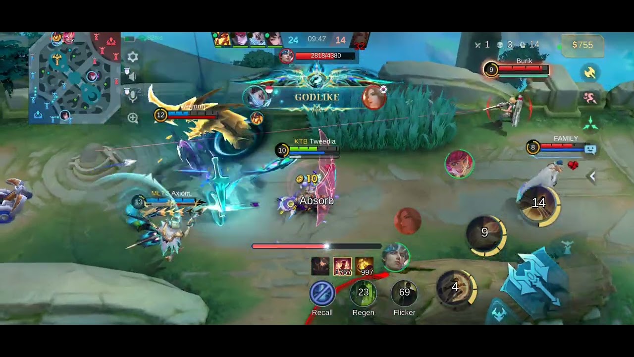 Gold lawan trauma berat karena roam ini !!! #mobilelegends #mlbb #lolitamlbb 