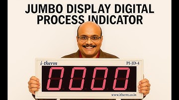 Jumbo Display Digital Process Indicator PI-JD-2 Basic Parameter Settings