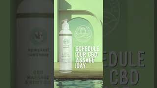CBD Massage Oil from Sympleaf Wellness featured at Massage Infinity Atlanta Georgia.