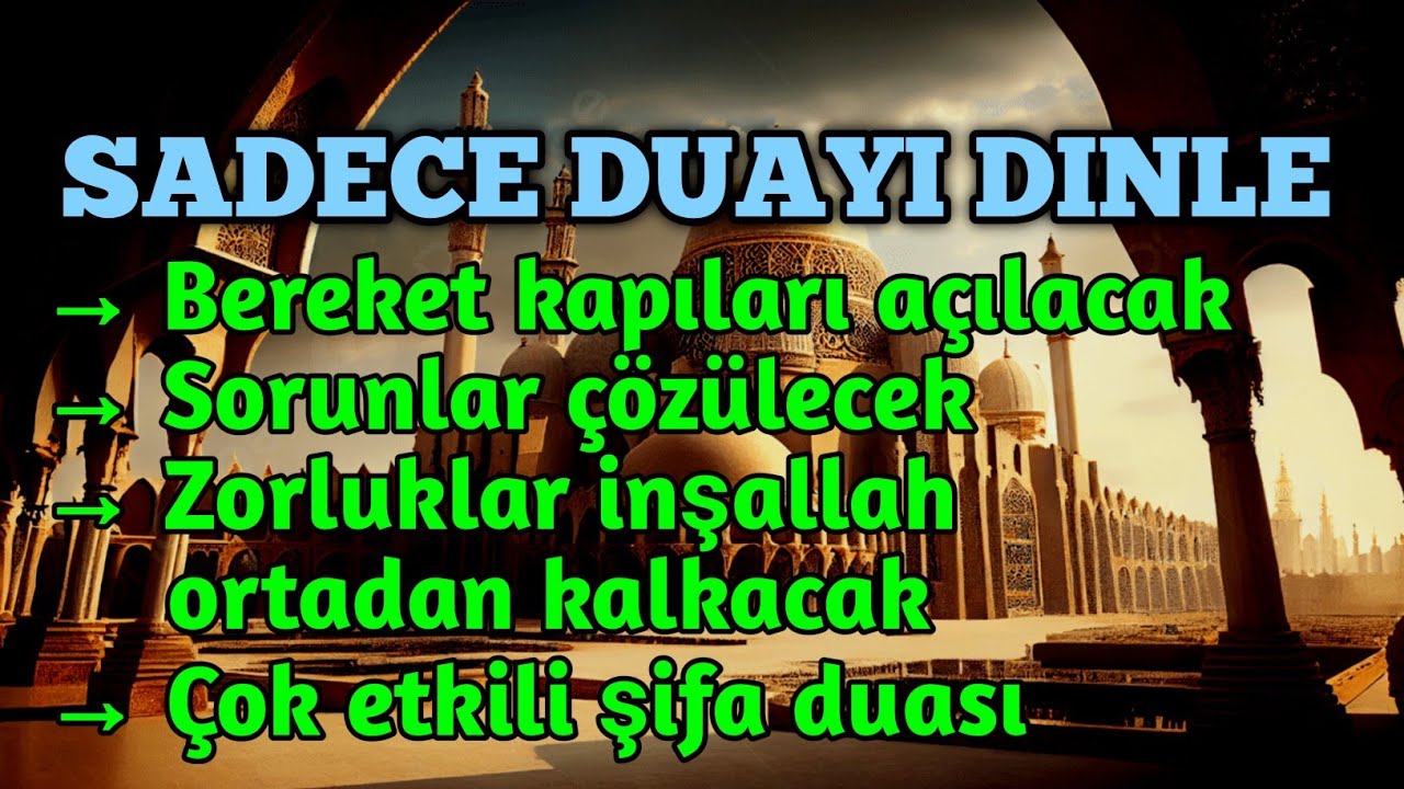 Bugünün duası ve sırrı — Her dilek kabul olabilir. Kimse sana zarar veremez. %99 test edilmiştir
