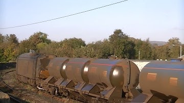 Network Rail RHTT Move DRS 68017 tnt 68001 3J11 SJct CNF Carnforth 13/10/2022