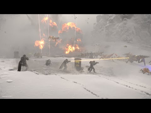 Helldivers 2 with Raptor, Colt, and R3d.