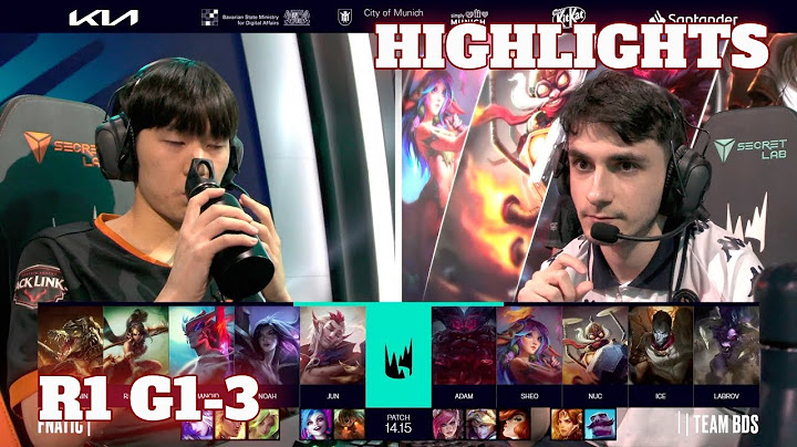 BDS vs FNC - Game 3 Highlights | Round 1 LEC 2024 Season Finals | Team BDS vs Fnatic G3